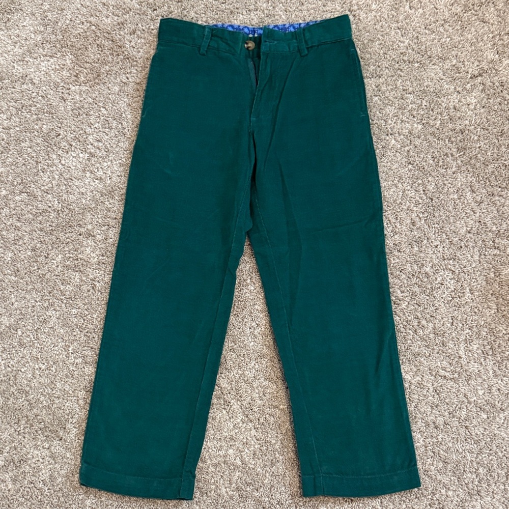 J. Bailey boys dark Green Corduroy Pants. Size 6. Like new